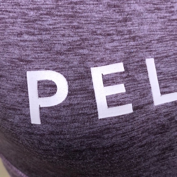 Peloton Sports Bra Size Small Dusty Heathered Purple Caged Strappy Back - Picture 3 of 9